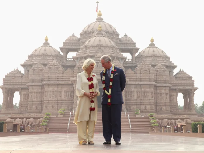 King Charles and Camilla visited the Wellness Centre in India on a Private Retreat on 30th October.